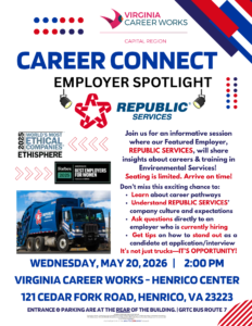 May 2026 Career Connect Flyer